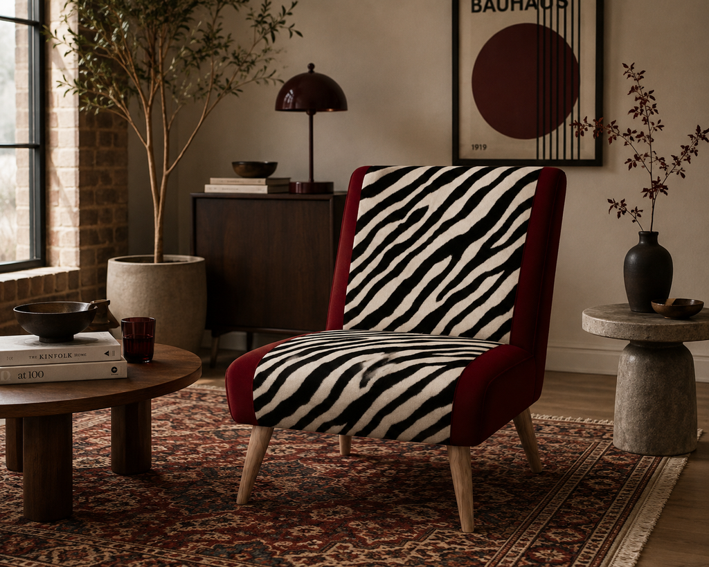 Upholstered Occasional Chair | Custom Printed Accent Chair