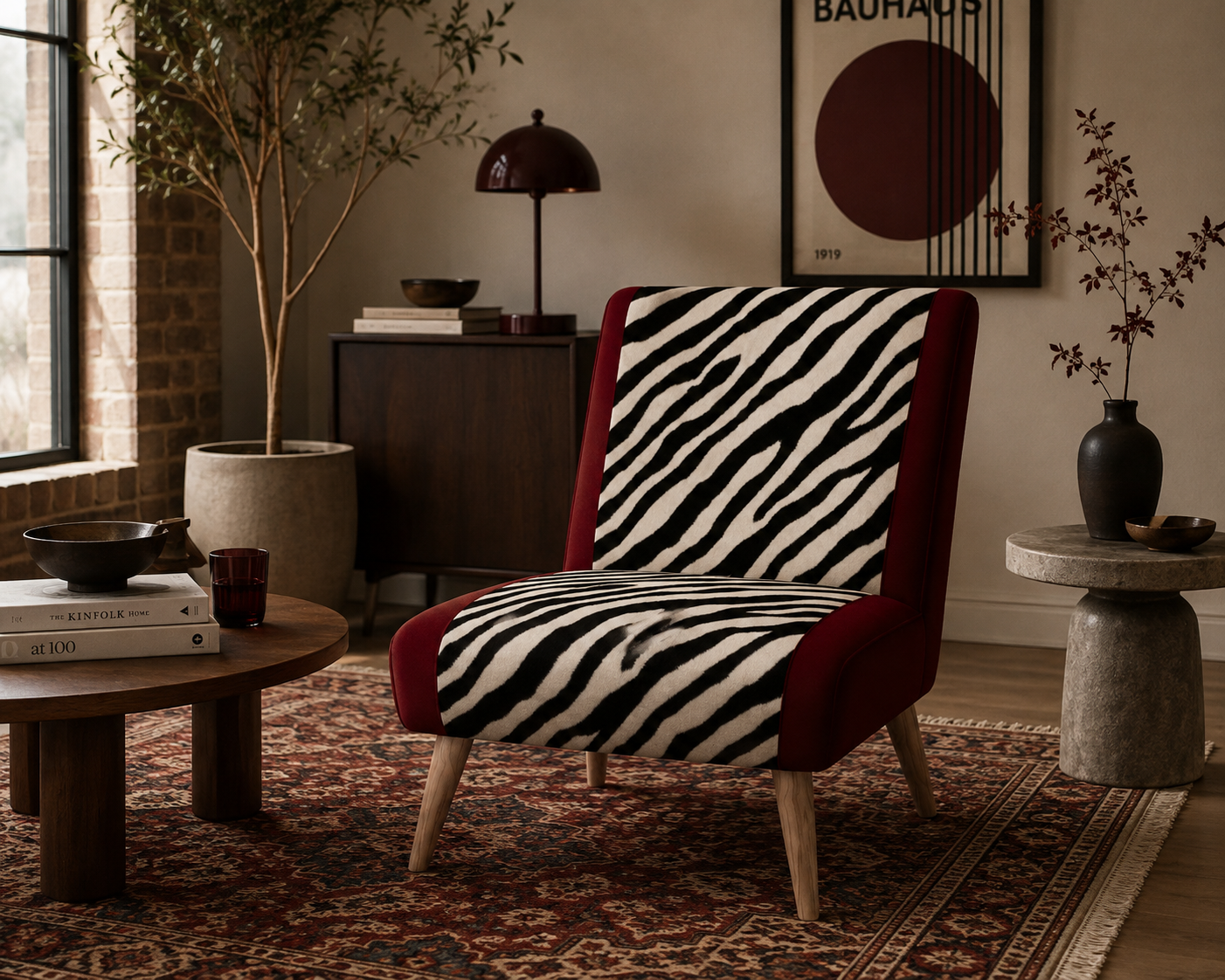 Upholstered Occasional Chair | Custom Printed Accent Chair