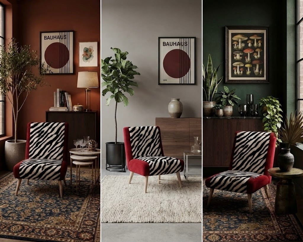 Upholstered Occasional Chair | Custom Printed Accent Chair